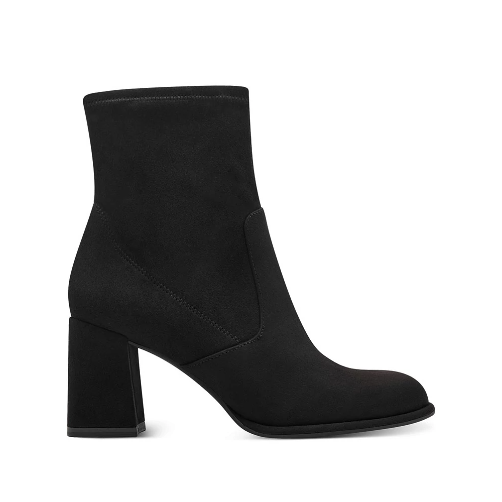 Tamaris bokacsizma/black suede 004 fekete 38.0 214227_A