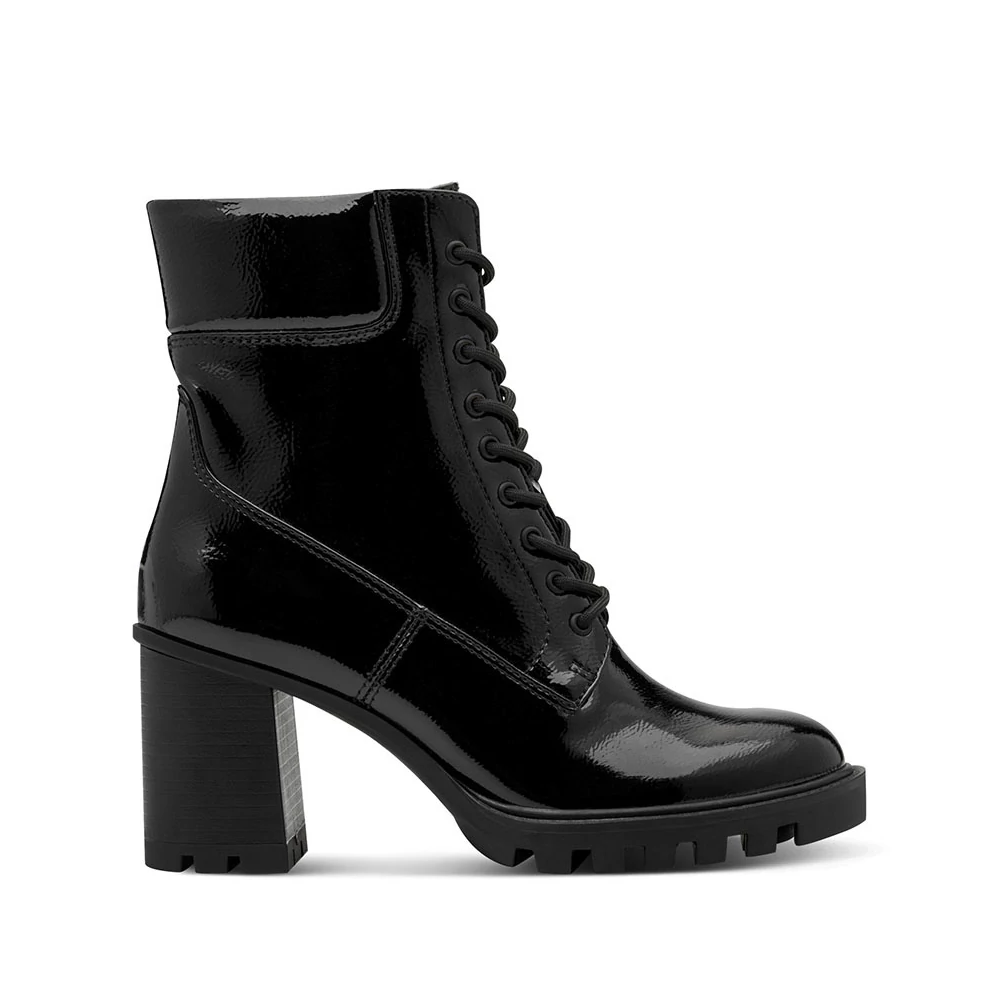 Tamaris bokacipő/black pat018   fekete 37.0 214233_A