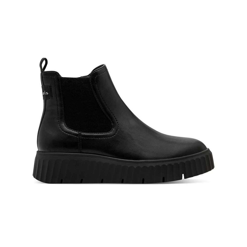 Tamaris bokacsizma/black matt 020 fekete 39.0 214337_A