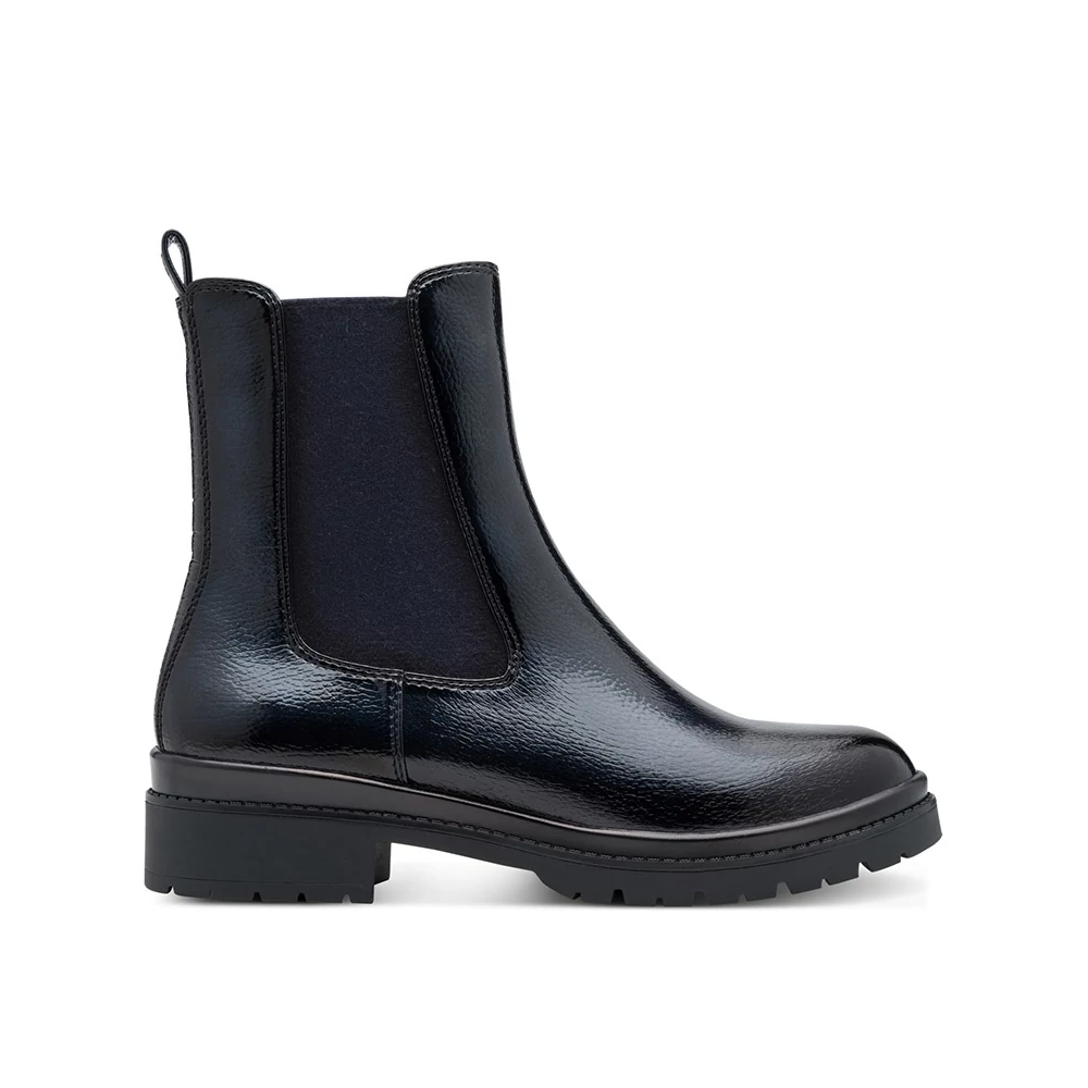 Tamaris bokacsizma/navy pat 826  kék 38.0 214341_A