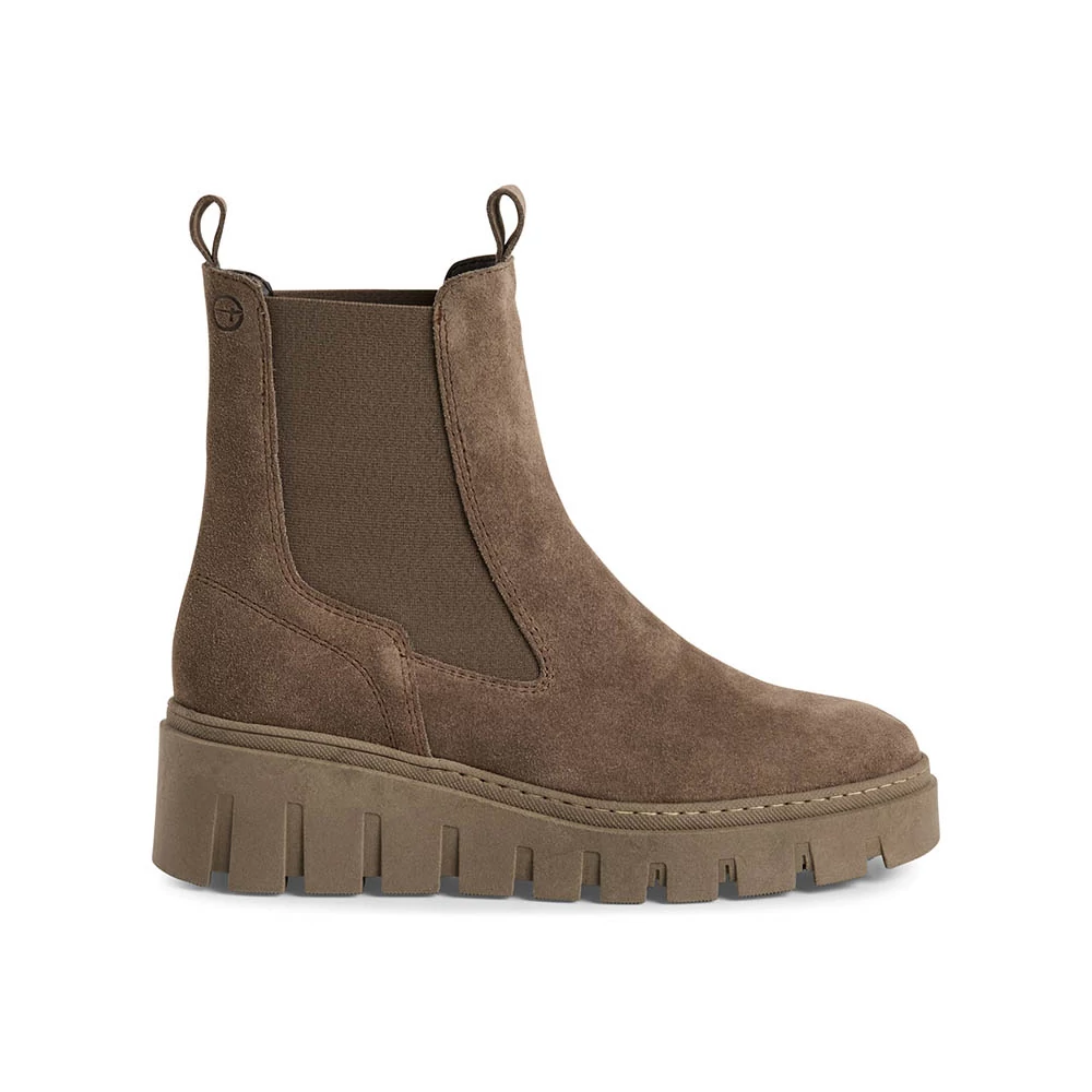 Tamaris bokacsizma/taupe 34 tejeskávé 38.0 214352_A