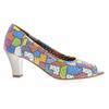 Kép 1/4 - Laura Piacci elöl nyitott pumps/ multi multi 37.0 200825_A