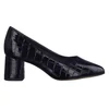 Kép 1/4 - Jana pumps/black croco fekete 38.0 201649_A