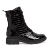 Kép 1/4 - Jana bokacipő/black croco 091 fekete 36.0 201667_A