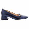Kép 1/4 - Via Roma bőr pumps/kék kék 39.0 202960_A