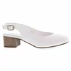 Kép 1/4 - Evromoda bőr sling fehér 39.0 206255_A