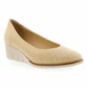 Kép 2/4 - Rovigo bőr éktalpú pumps/ beige 206562_B.jpg