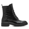 Kép 1/4 - Tamaris bakancs/black croco 028   fekete 37.0 208265_A