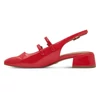 Kép 3/4 - Tamaris sling/red pat 524  211466_C.jpg