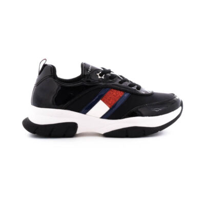 Tommy Hilfiger sneaker/ 1022999 black fekete  191107_A