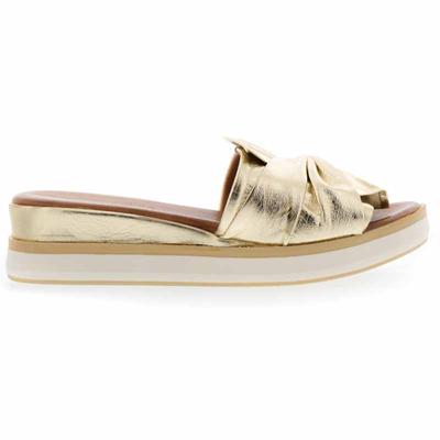 Donna Style női bőr papucs/metallic gold arany  193912_A