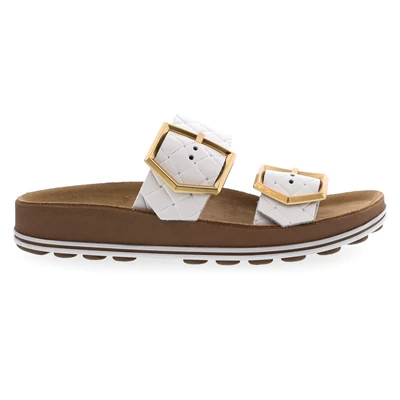 Fantasy Sandals női bőr papucs fehér  194753_A