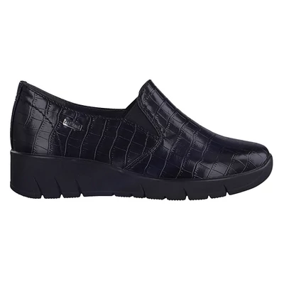 Jana félcipő/black croco 091 fekete  201661_A Jana félcipő/black croco 091 fekete  201661_A