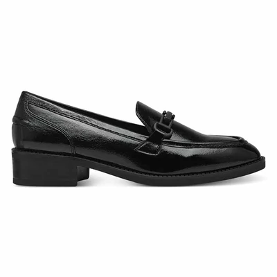 Tamaris félcipő/black pat018 fekete  202005_A Tamaris félcipő/black pat018 fekete  202005_A