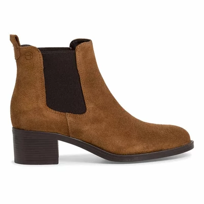 Tamaris bokacsizma/cognac suede32 barna  202037_A