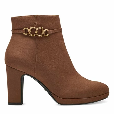 Tamaris bokacsizma/cognac305 barna  202083_A