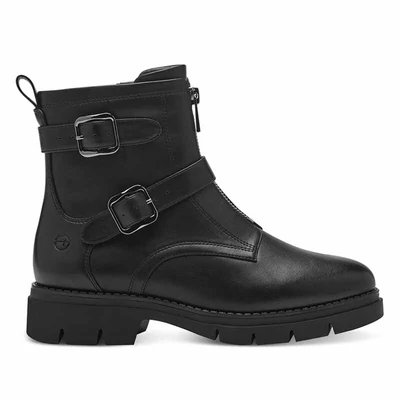 Tamaris bakancs/black matt020  fekete  202123_A