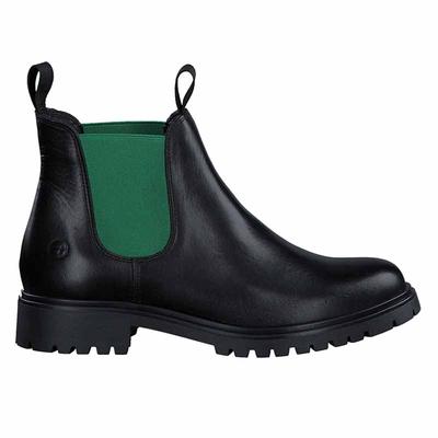 Tamaris bokacsizma/blk l-green072 fekete  202159_A
