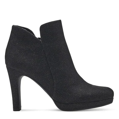 Tamaris bokacsizma/black glam043 fekete  202194_A