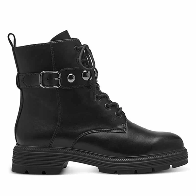 Tamaris bakancs/black001  fekete  202205_A