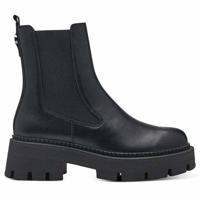 Tamaris bakancs/black uni007  fekete  202224_A
