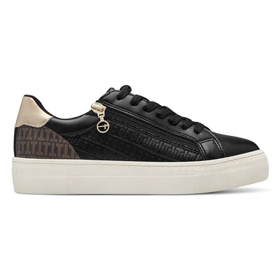 Tamaris sportcipő/blk-gold 048 fekete  203834_A
