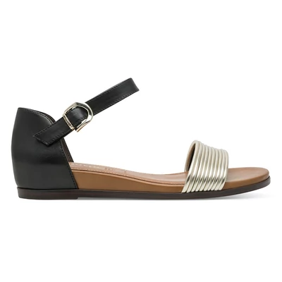 Tamaris szandál/black comb 098  fekete  204180_A