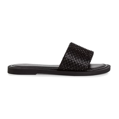 Tamaris papucs/black 001  fekete  204210_A