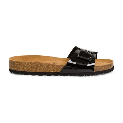 Tamaris papucs/black patent 0A8   fekete  204224_A