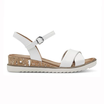 Tamaris szandál/white 100 fehér  204247_A