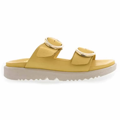 Iloz bőr papucs/ light yellow sárga  205691_A