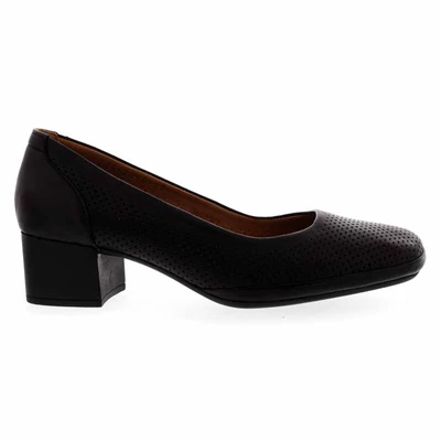 Evromoda bőr pumps fekete  206249_A