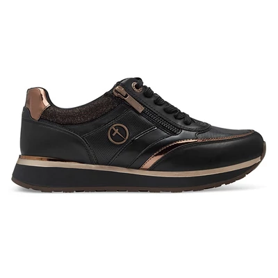 Tamaris sportcipő/black copper09 fekete  207847_A