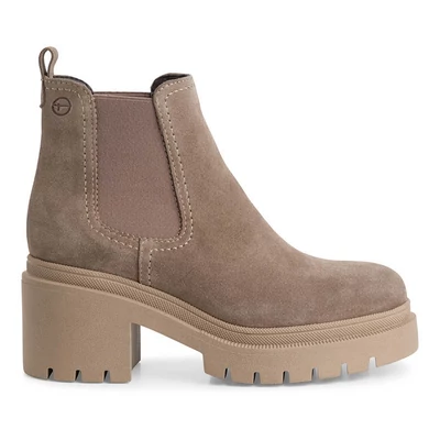 Tamaris bokacsizma/taupe sue378 tejeskávé  208009_A