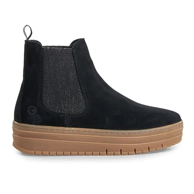 Tamaris bokacsizma/black 001 fekete  208073_A