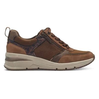 Tamaris sportcipő/cognac comb 392  barna  208079_A