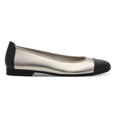 Jana félcipő/black-champagn  beige  210472_A