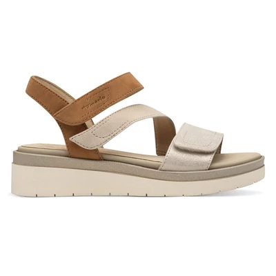Tamaris comfort szandál/beige beige  210544_A
