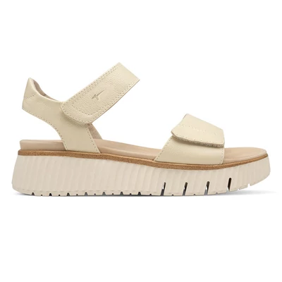 Tamaris comfort szandál/ivory 411  beige  210550_A