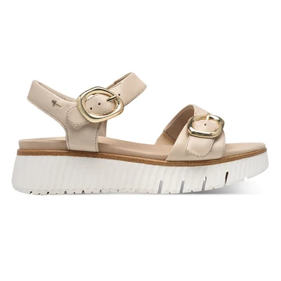 Tamaris comfort szandál/ivory 411  beige  210554_A