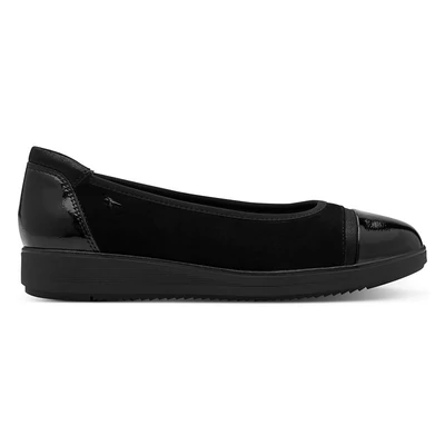 Tamaris comfort félcipő/black100  fekete  210619_A