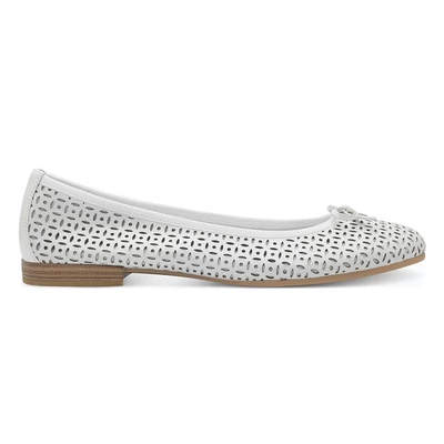 Tamaris félcipő/white str 110  fehér  210660_A