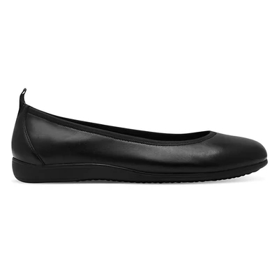 Tamaris félcipő/black lea 003 fekete  210673_A