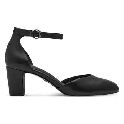 Tamaris kérges/black lea 003 fekete  210697_A
