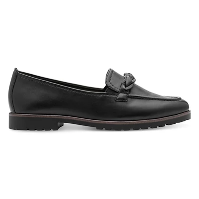 Tamaris félcipő/black lea 003  fekete  210849_A Tamaris félcipő/black lea 003  fekete  210849_A