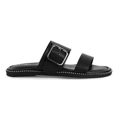 Tamaris papucs/black 001  fekete  211067_A