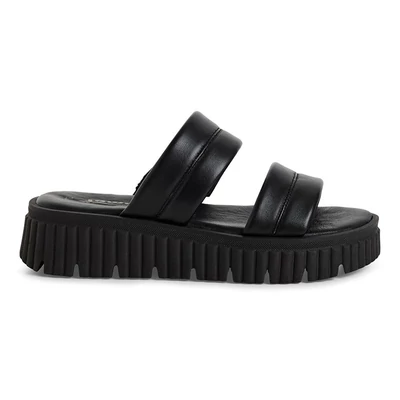 Tamaris papucs/black 001   fekete  211080_A