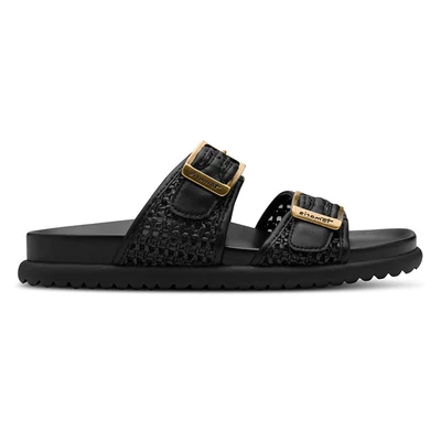 Tamaris papucs/black 001  fekete  211242_A