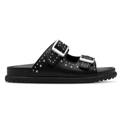 Tamaris papucs/black 001  fekete  211244_A
