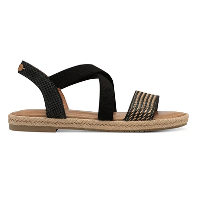 Tamaris szandál/black 001 fekete  211267_A